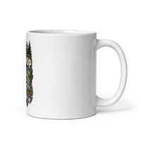 Bishop California Eastern Sierra trout mug, 11 oz mockup with handle on right