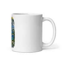 Virginia Lakes Eastern Sierra mug, 11 oz mockup with handle on right
