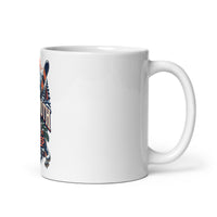 Mammoth Lakes après-ski mug, 11 oz mockup with handle on right