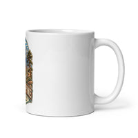 Lone Pine Scenic Road ceramic mug, 11 oz mockup with handle on right