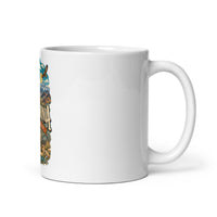 California High Desert ceramic mug, 11 oz mockup with handle on right