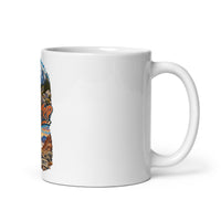 Highway 395 Road Trip ceramic mug, 11 oz mockup with handle on right