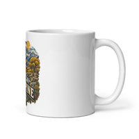 Big Pine California ceramic mug, 11 oz mockup with handle on right