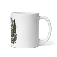 Mount Whitney California mug, 11 oz mockup with handle on right
