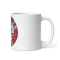Frontier Gas Vintage Gas and Oil T-Shirt — Muncle Mikes Coffee Mug product mockup