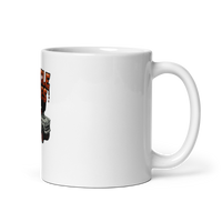 Muncle Mikes Hot Rod and Rat Rod Shirt Mayhem! Bombs Away Gasser Coffee Mug product mockup