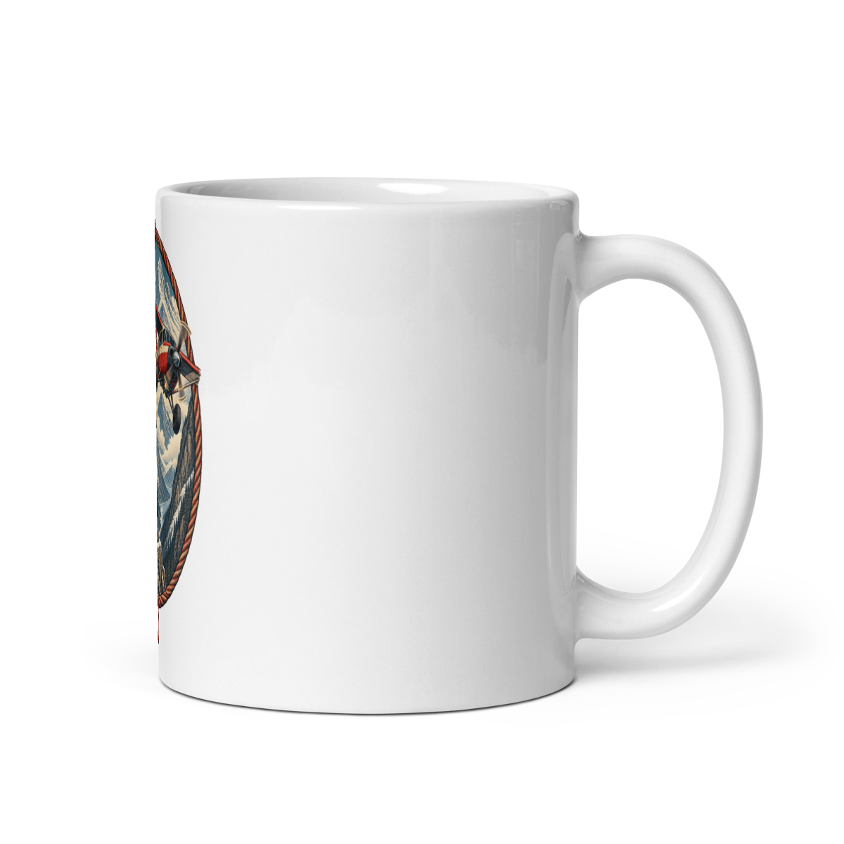 Vintage Aviation Pin-Up T-Shirt – Edition 07 Coffee Mug product mockup