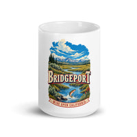 Bridgeport California Eastern Sierra river mug, 15 oz front-view product mockup