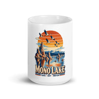 Mono Lake California tufa mug, 15 oz front-view product mockup