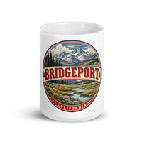 Bridgeport California Eastern Sierra mug, 15 oz front-view product mockup