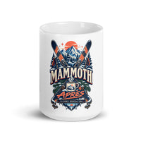 Mammoth Lakes après-ski mug, 15 oz front-view product mockup
