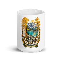 Autumn Sierra California mug, 15 oz front-view product mockup
