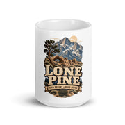Lone Pine High Desert ceramic mug, 15 oz front-view product mockup