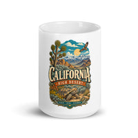 California High Desert ceramic mug, 15 oz front-view product mockup