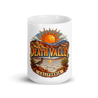 Death Valley California ceramic mug, 15 oz front-view product mockup