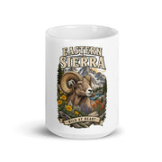 Eastern Sierra bighorn ceramic mug, 15 oz front-view product mockup