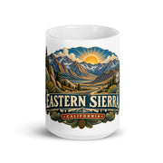 Eastern Sierra Scenic ceramic mug, 15 oz front-view product mockup