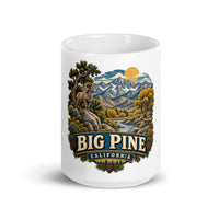 Big Pine California ceramic mug, 15 oz front-view product mockup