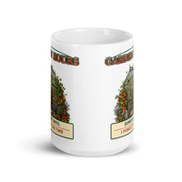 Garden Hours greenhouse mug, 15 oz front view