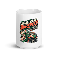 Small Cars Big Speed Coffee Mug product mockup 2