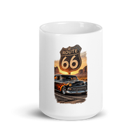 Route 66 Flame Cruiser Coffee Mug product mockup 2
