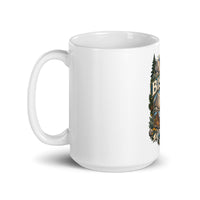 Bishop California Eastern Sierra trout mug, 15 oz mockup with handle on left