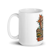 Highway 395 Eastern Sierra mug, 15 oz mockup with handle on left