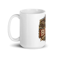 Bodie California ghost-town mug, 15 oz mockup with handle on left