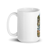 Desert to Summit Eastern California ceramic mug, 15 oz mockup with handle on left