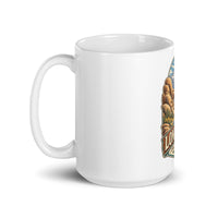 Lone Pine Scenic Road ceramic mug, 15 oz mockup with handle on left