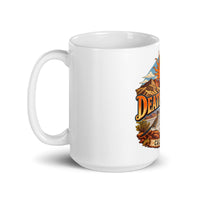 Death Valley California ceramic mug, 15 oz mockup with handle on left
