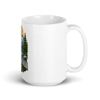Sierra Nevada California mountain mug, 15 oz mockup with handle on right