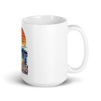 Mono Lake California tufa mug, 15 oz mockup with handle on right