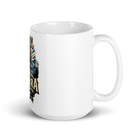 Sierra Nevada bighorn wildlife mug, 15 oz mockup with handle on right
