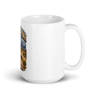 Lone Pine Old West mug, 15 oz mockup with handle on right