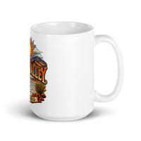 Death Valley California ceramic mug, 15 oz mockup with handle on right