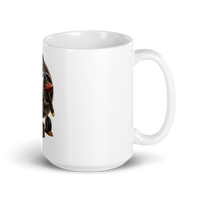 Vintage Aviation Pin-Up T-Shirt – Edition 17 Coffee Mug product mockup 2