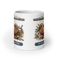 The Starter Is Awake sourdough mug, 20 oz front view
