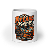 Pit Lane Regular Coffee Mug product mockup 3