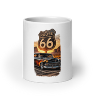 Route 66 Flame Cruiser Coffee Mug product mockup 3
