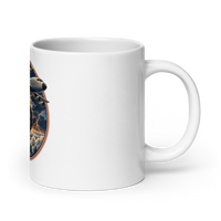 Vintage Aviation Pin-Up T-Shirt – Edition 34 Coffee Mug product mockup 3