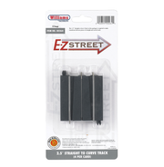Bachmann O Scale E-Z Street Straight-to-Curve Track, 4-Pack - product or retail package view