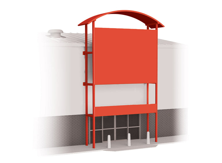 Wills SSM311 OO/HO Out-of-Town Retail Unit Frontage kit