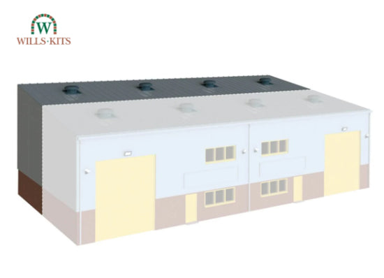 Wills Kits SSM315 OO/HO Industrial Retail Unit Extension Kit