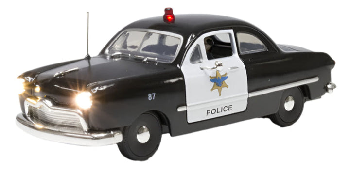 WJP5973 O Police Car actual physical model detail