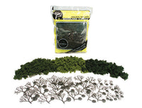 Woodland Scenics TR1101 Mixed Green Tree Kit - 0.75 to 3 in - 36 Pack - view 4