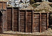 Woodland Scenics C1158 Concrete Retaining Wall - 6 Pieces - N Scale - product image