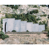Woodland Scenics C1158 Concrete Retaining Wall - 6 Pieces - N Scale - view 3