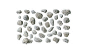 Painted boulder casting examples made with Woodland Scenics C1232 mold; casting materials and paint sold separately