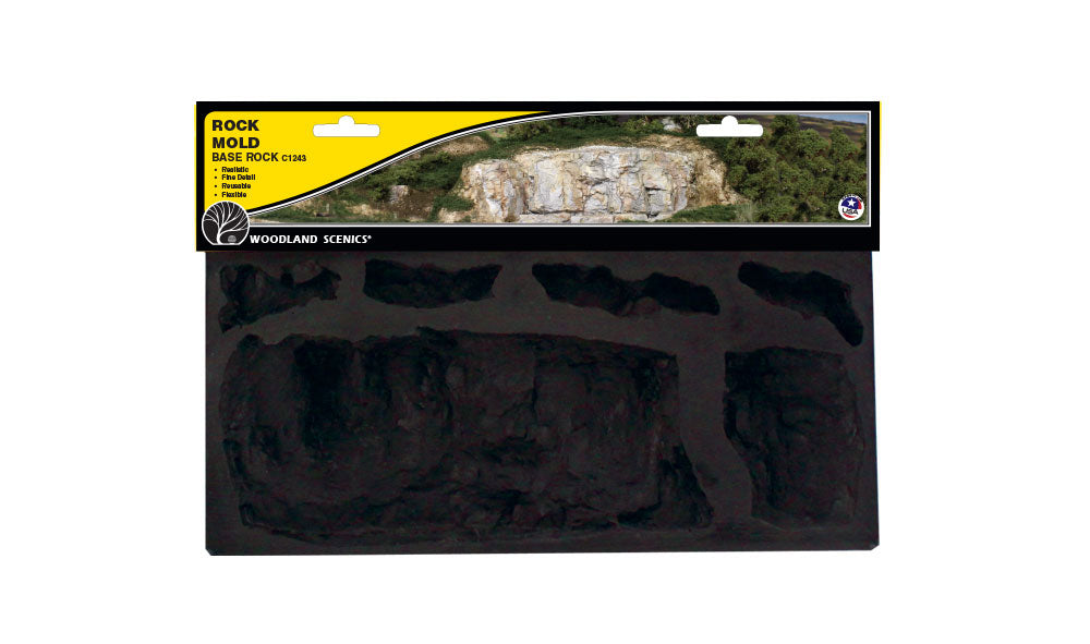 Woodland Scenics C1243 Base Rock Mold in retail packaging
